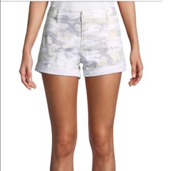 Sanctuary Neutral Camo Distressed Shorts - Picture 2 of 3